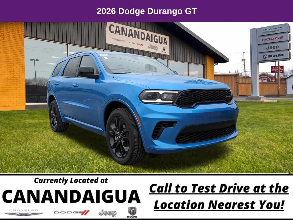 New 2026 Dodge Durango GT w/ Blacktop Package AWD/4WD 360° Tour
