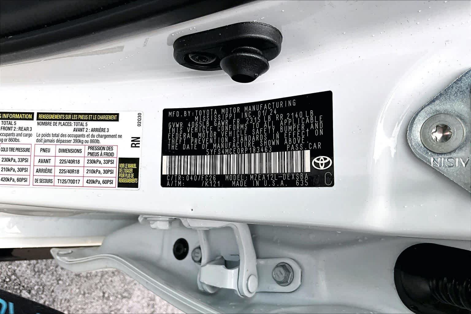 Certified 2024 Toyota Corolla SE FWD image 34