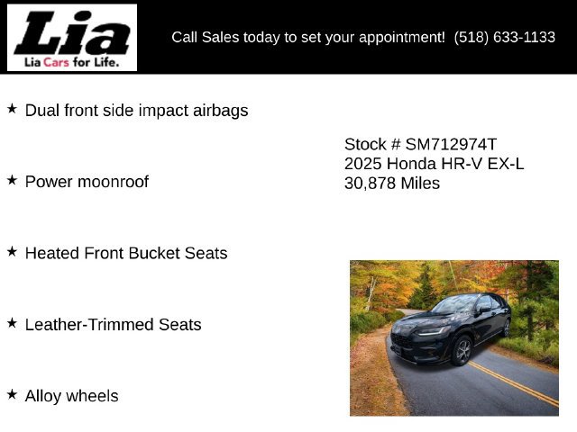 Used 2025 Honda HR-V EX-L image 12