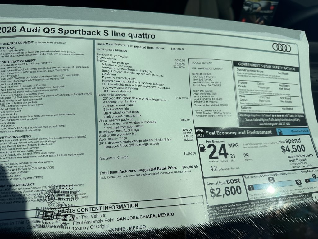 New 2026 Audi Q5 Premium Plus AWD/4WD image 31