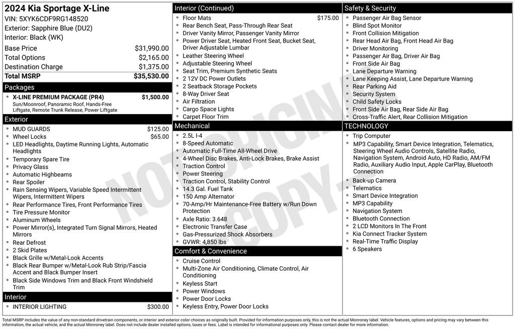Certified 2024 Kia Sportage X-Line w/ X-Line Premium Package AWD/4WD image 23
