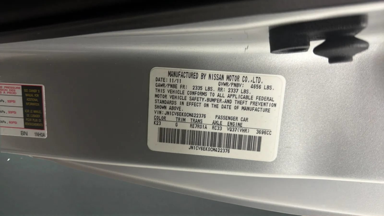 Used 2012 INFINITI G37 Journey w/ Premium Pkg RWD image 23