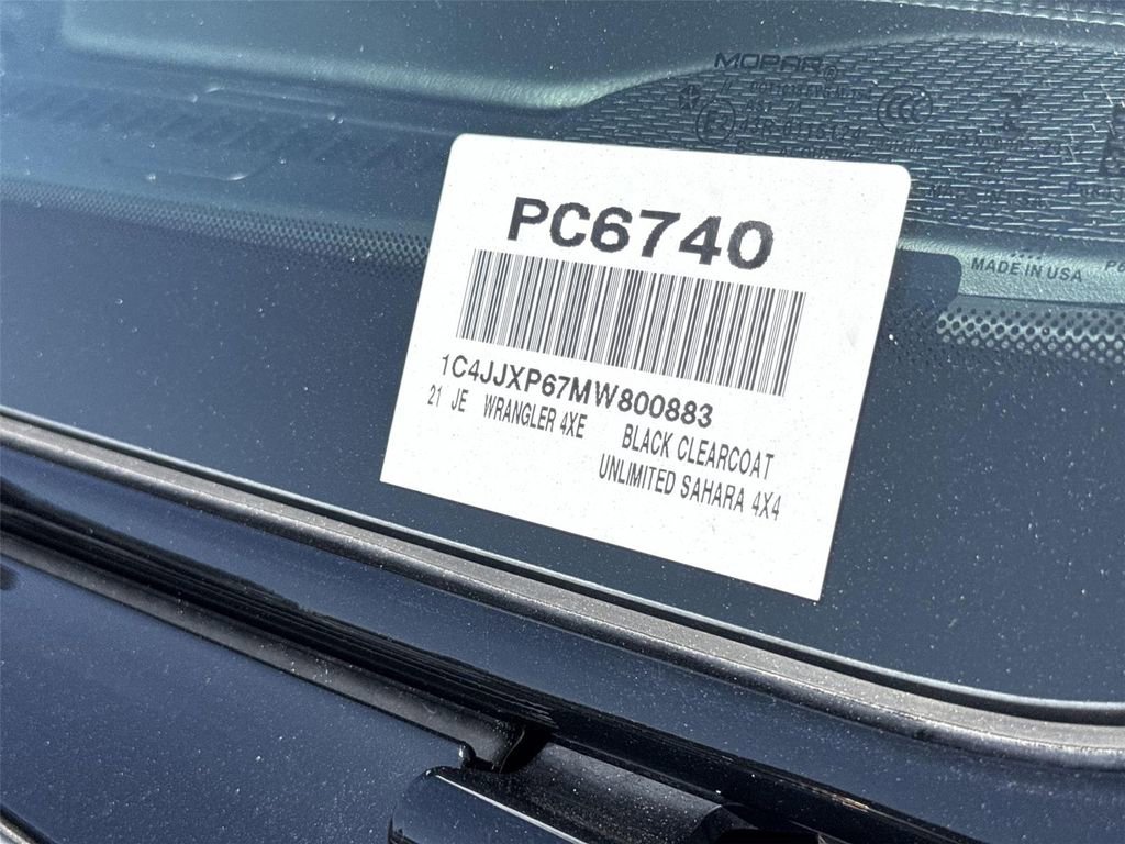 Used 2021 Jeep Wrangler Unlimited Sahara w/ Cold Weather Group image 32