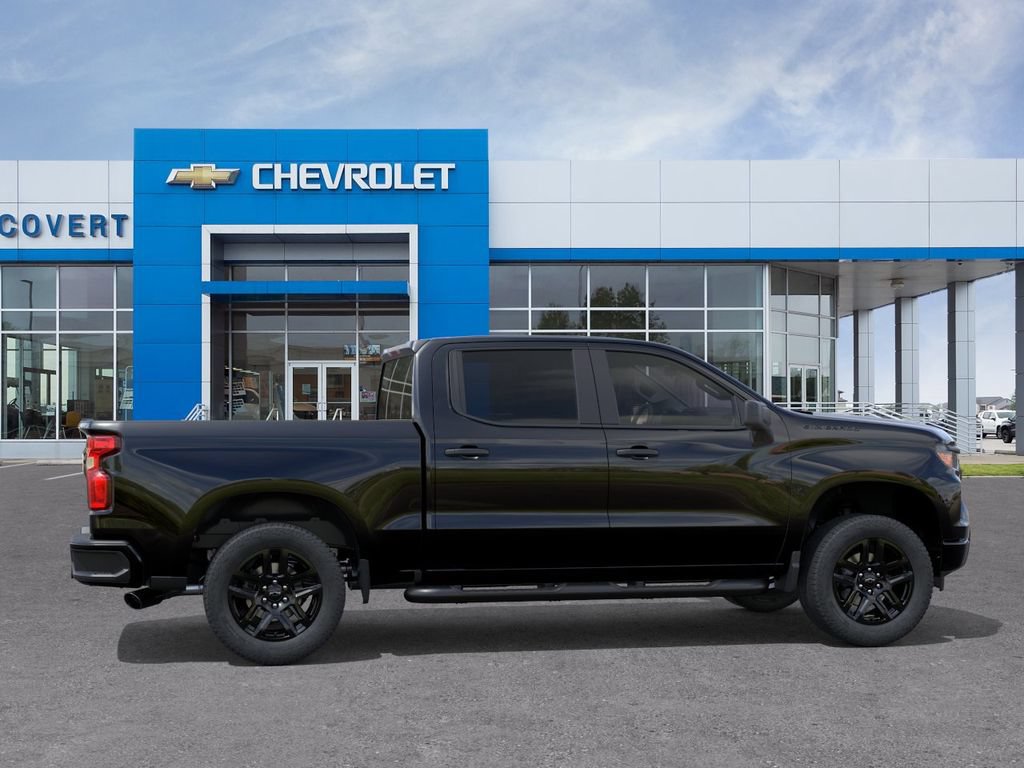 New 2026 Chevrolet Silverado 1500 Custom w/ Turbomax Blackout Package RWD image 5