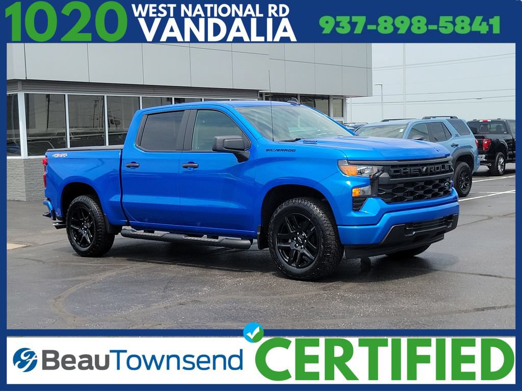 Used 2025 Chevrolet Silverado 1500 Custom w/ Turbomax Blackout Package