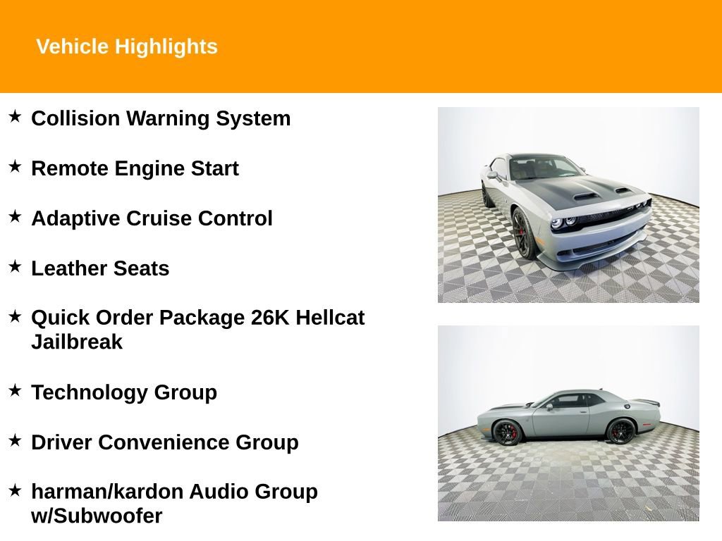 Used 2023 Dodge Challenger SRT Hellcat RWD image 2
