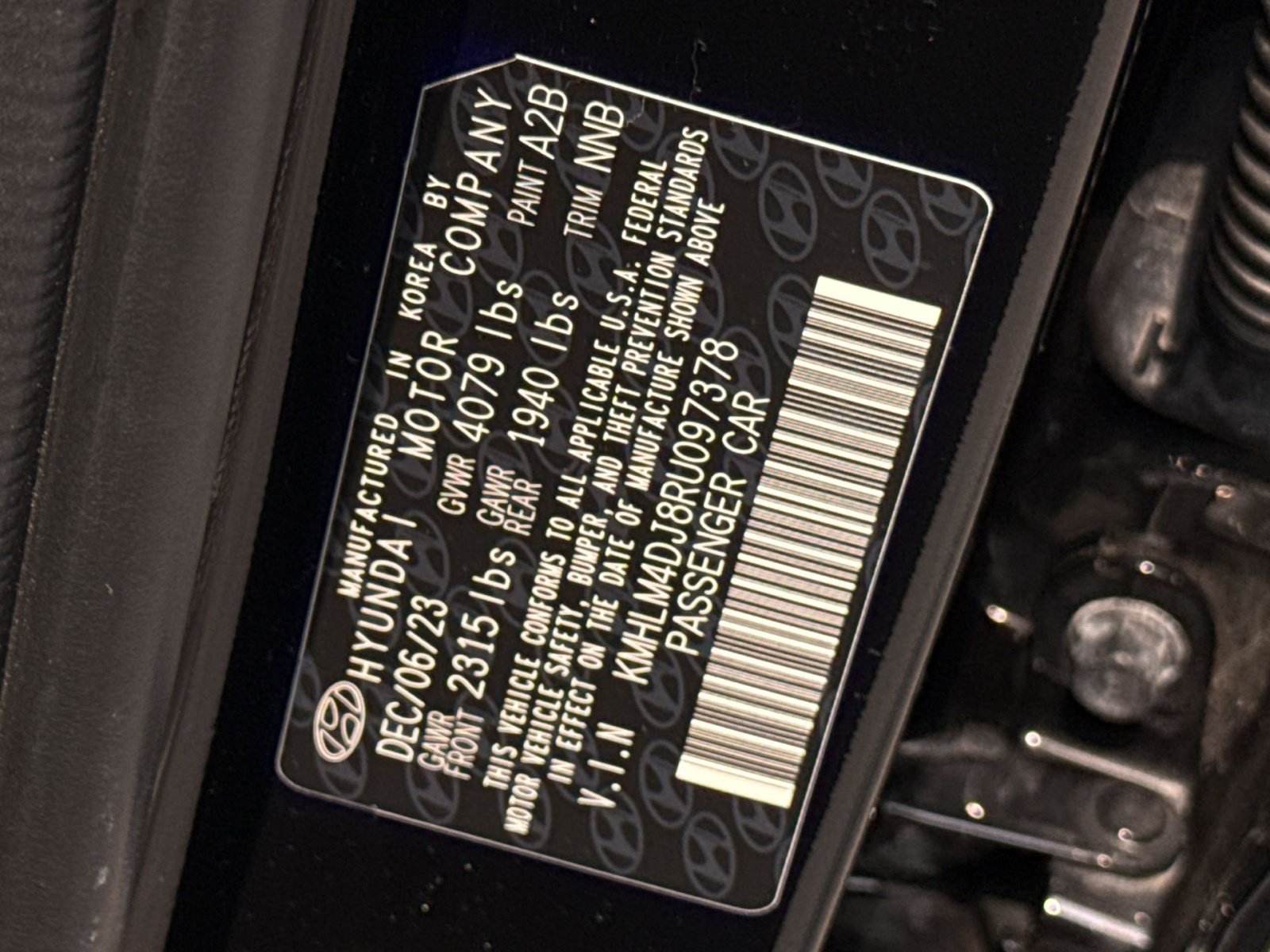 Certified 2024 Hyundai Elantra Blue FWD image 28