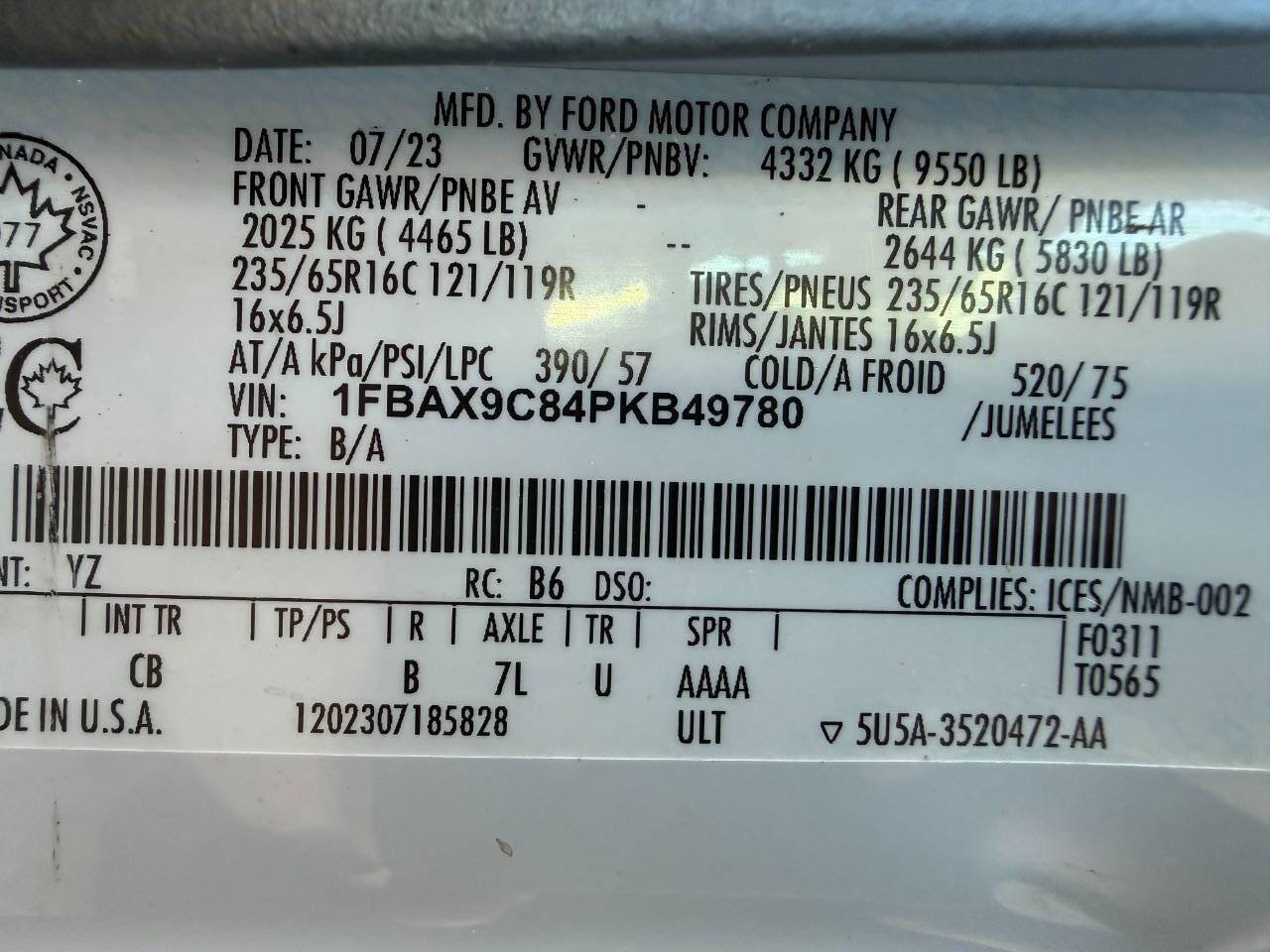 Used 2023 Ford Transit 350 XLT image 39