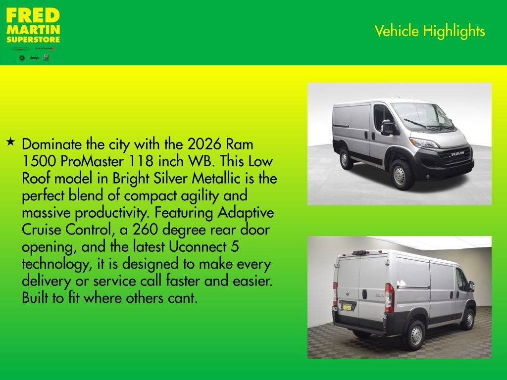 New 2026 RAM ProMaster 1500 w/ Convenience Group image 8