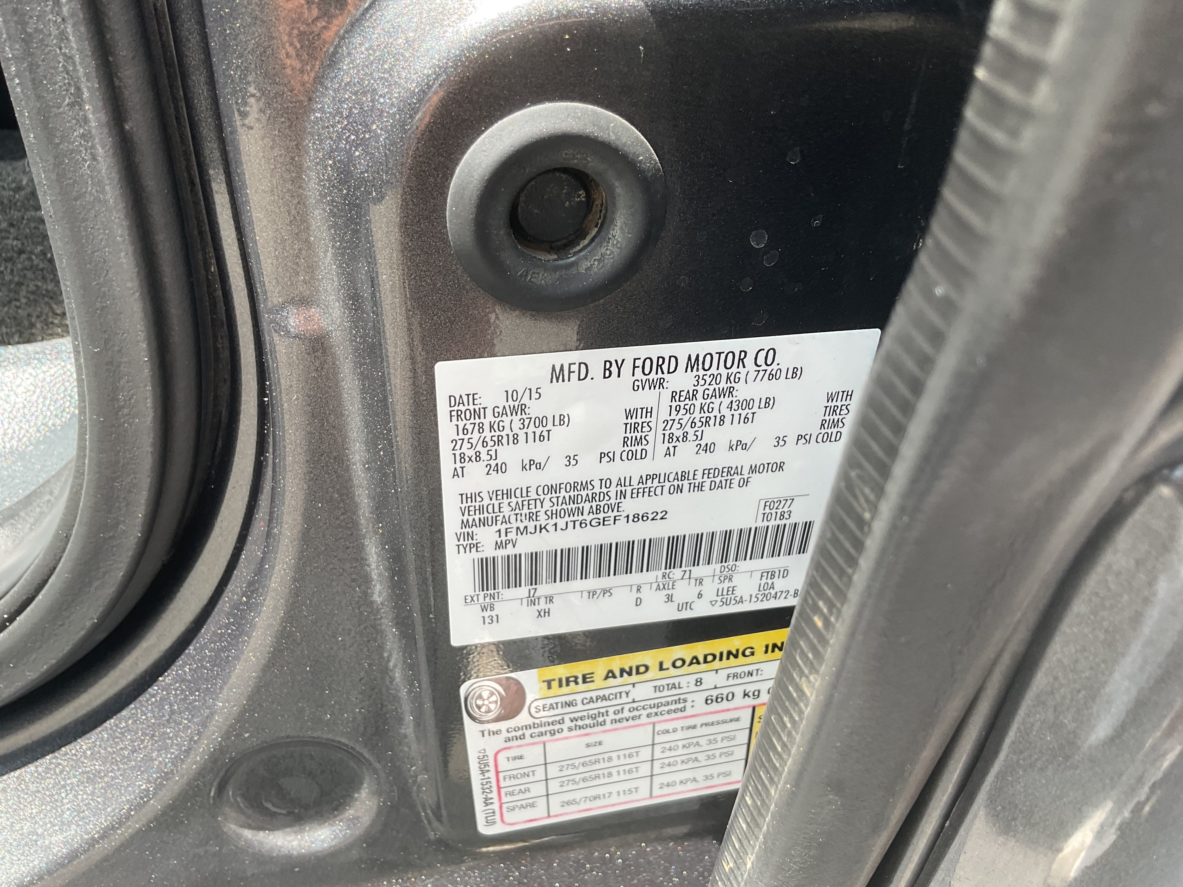 Used 2016 Ford Expedition EL XLT w/ Equipment Group 202A AWD/4WD image 20