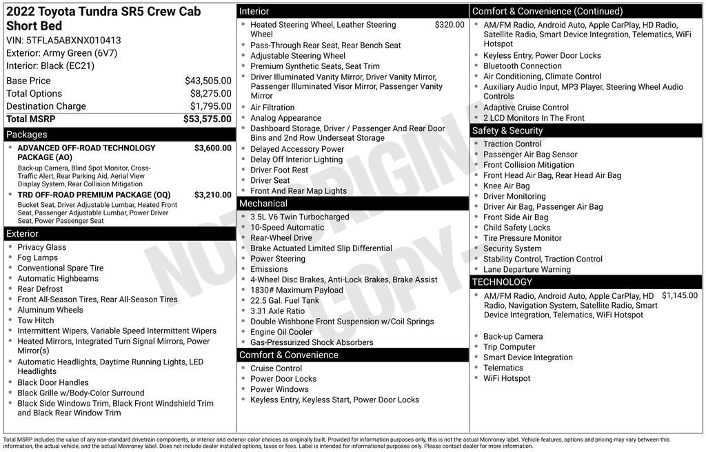 Used 2022 Toyota Tundra SR5 image 5