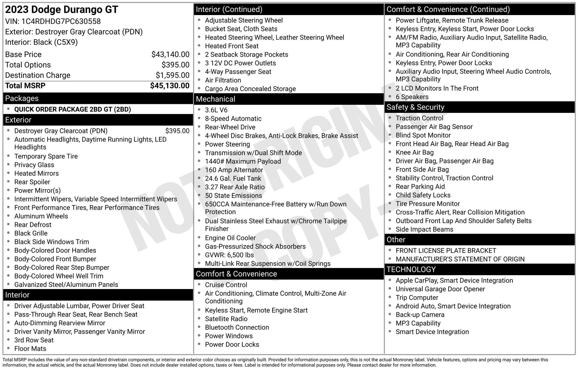 Used 2023 Dodge Durango GT RWD image 45