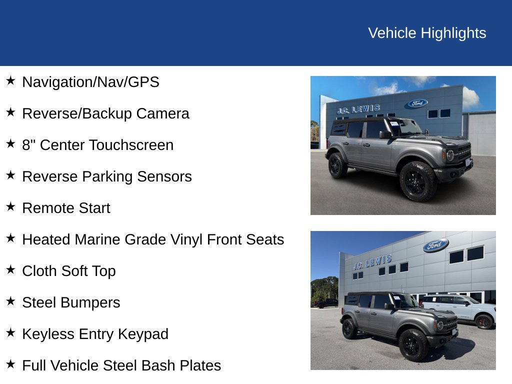 Certified 2022 Ford Bronco Black Diamond AWD/4WD image 28