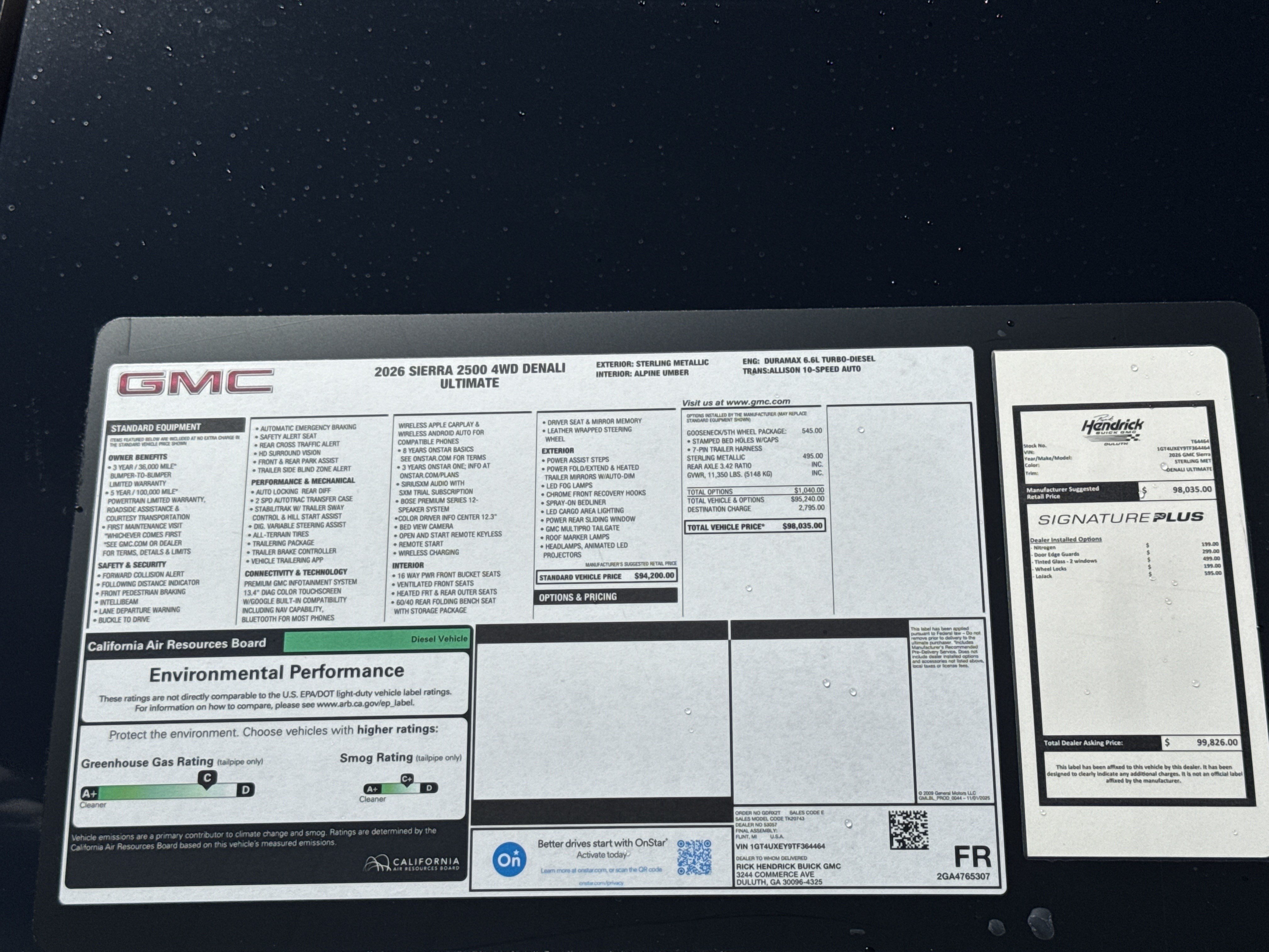 New 2026 GMC Sierra 2500 Denali Ultimate AWD/4WD image 39