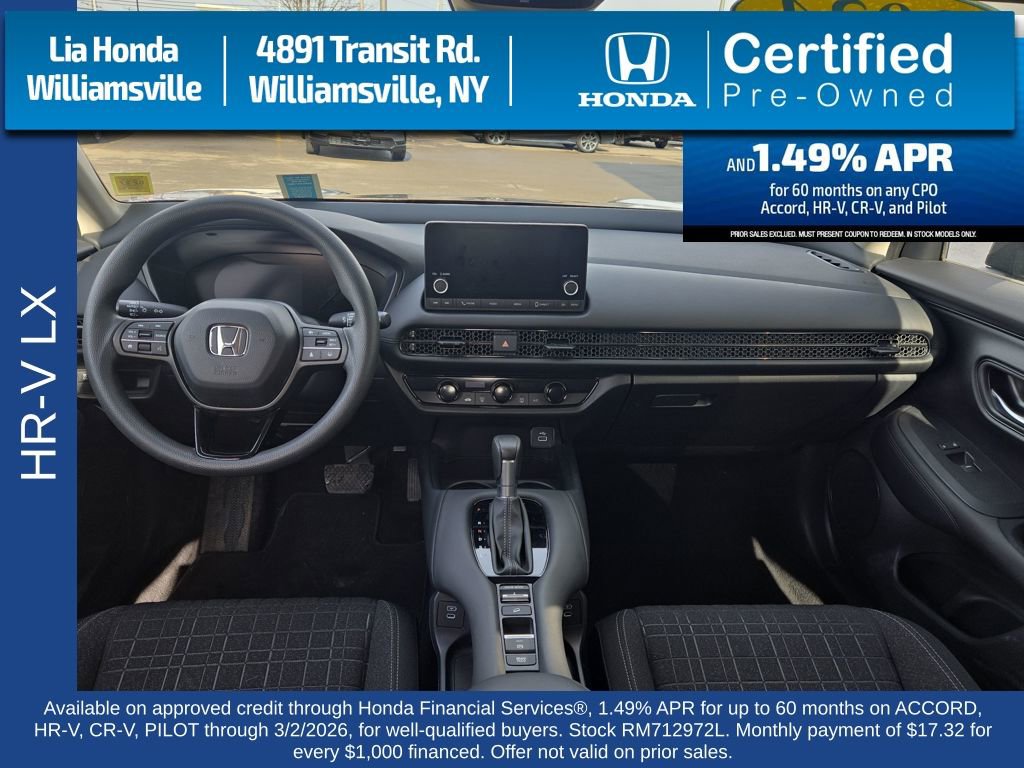 Certified 2024 Honda HR-V LX image 14