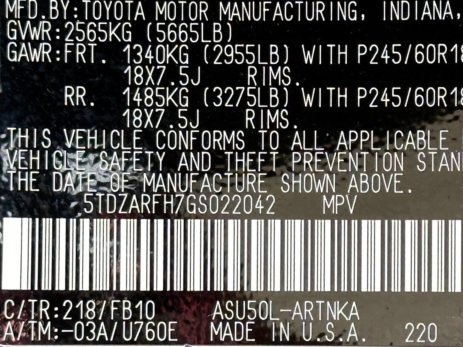 Used 2016 Toyota Highlander LE FWD image 51
