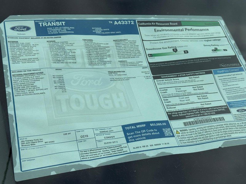 New 2026 Ford Transit 250 Low Roof image 19