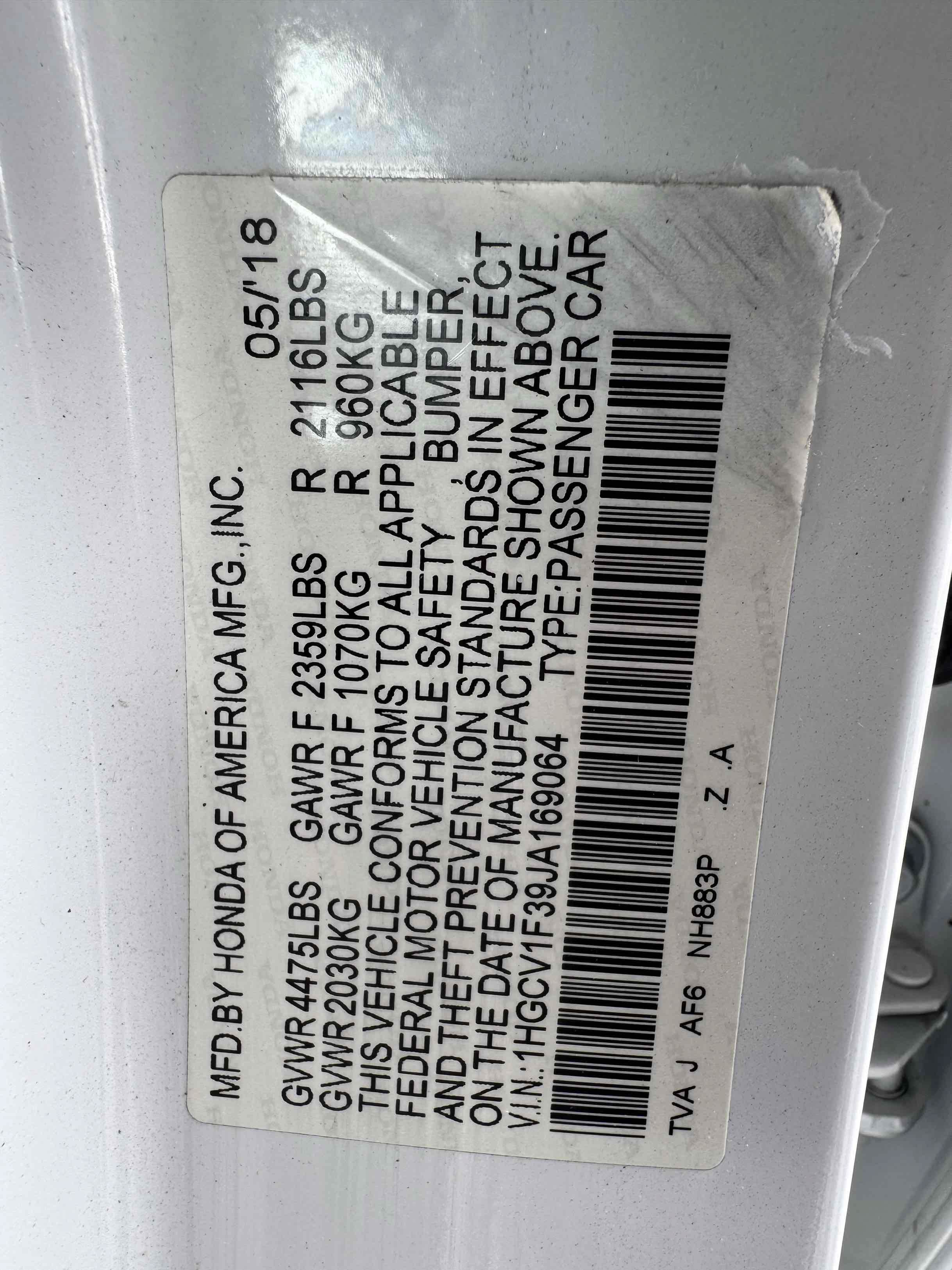 Used 2018 Honda Accord Sport image 15