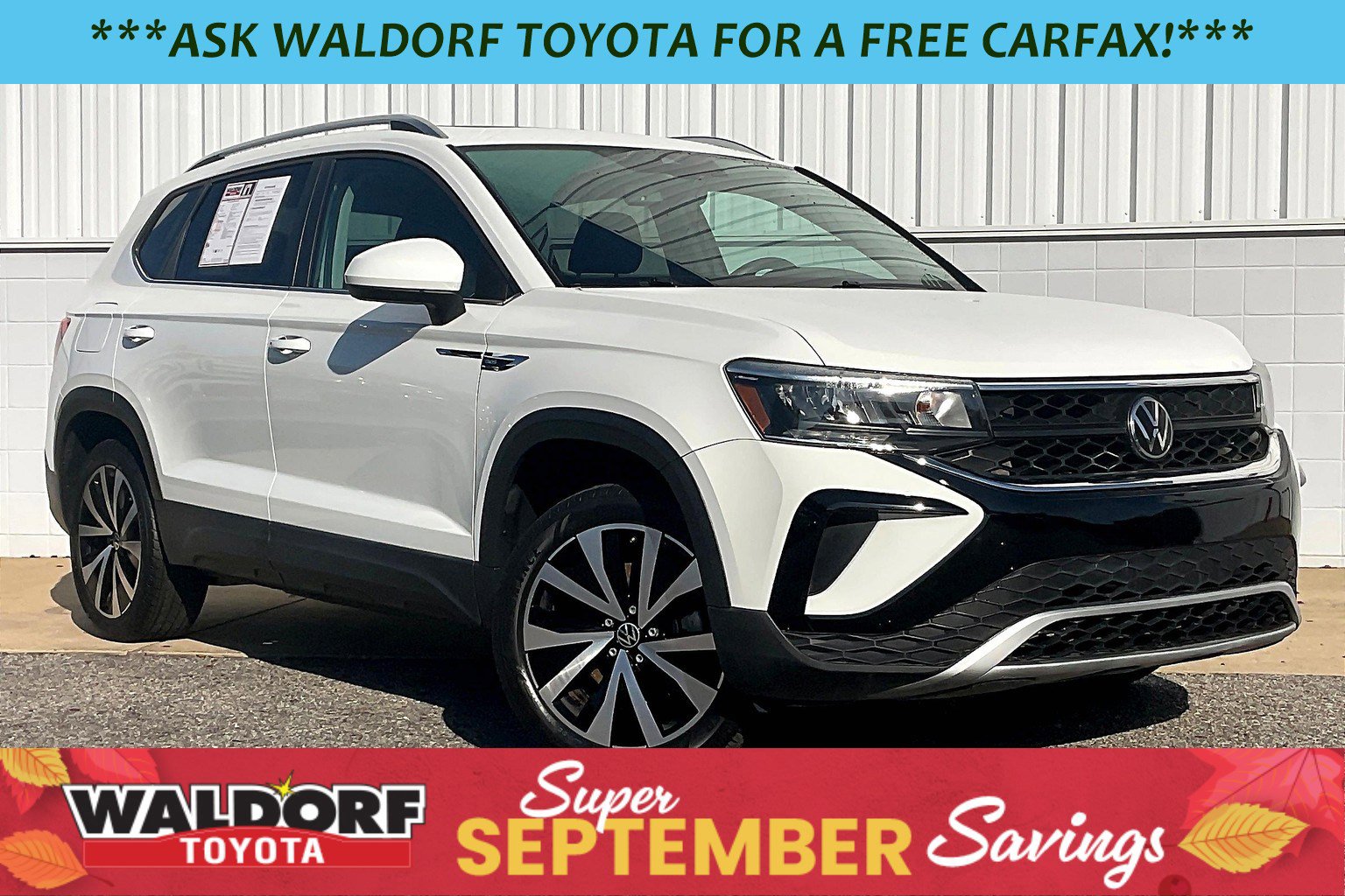 Used 2023 Volkswagen Taos SE w/ Panoramic Sunroof Package