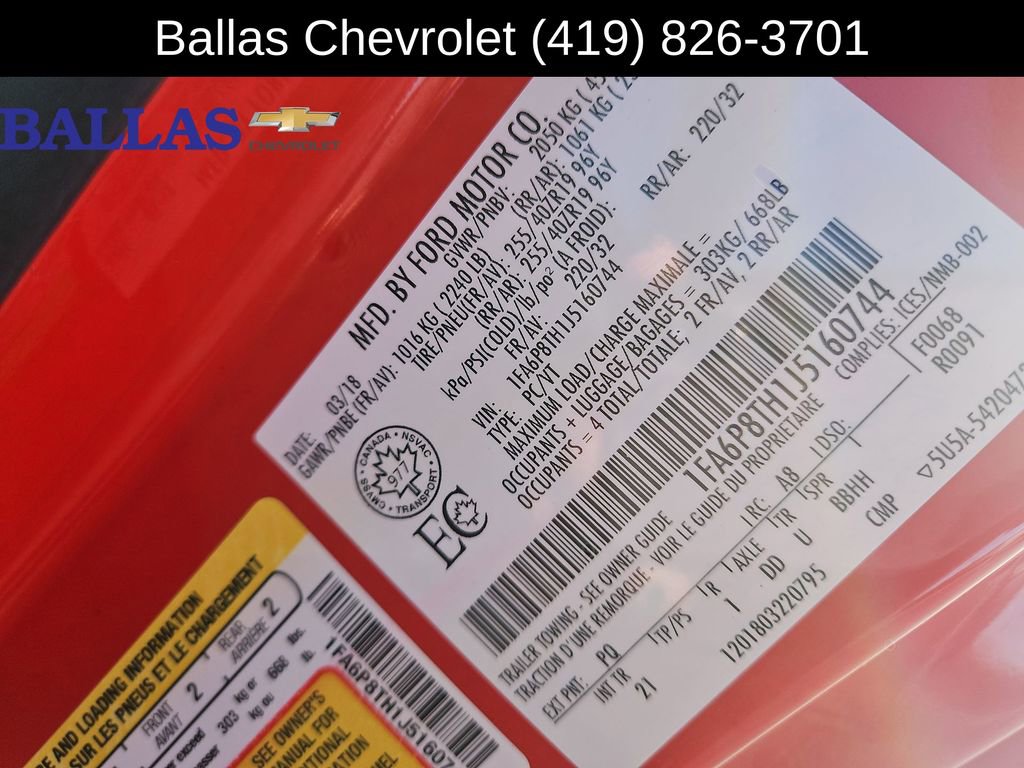 Used 2018 Ford Mustang EcoBoost w/ Ecoboost Performance Package image 34