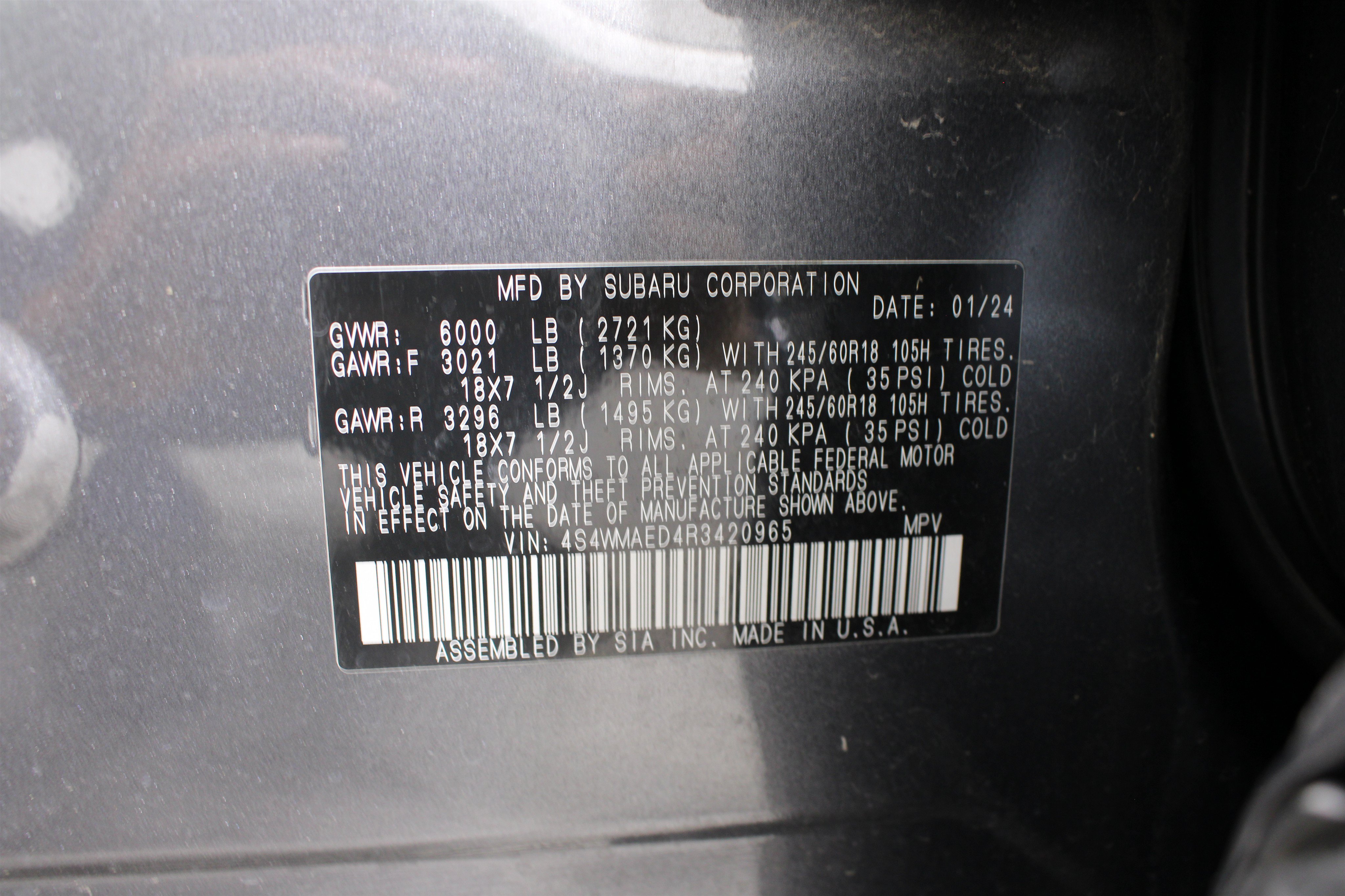 Used 2024 Subaru Ascent Premium w/ Convenience Package AWD/4WD image 38