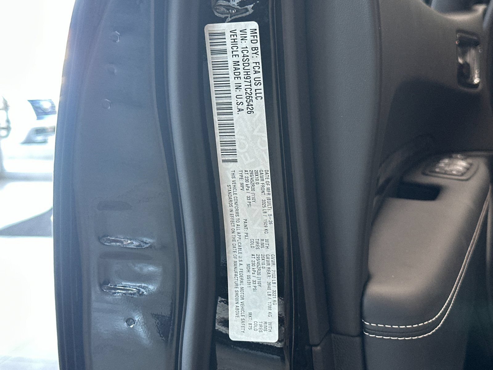 New 2026 Dodge Durango SRT Hellcat w/ Premium Group AWD/4WD image 29