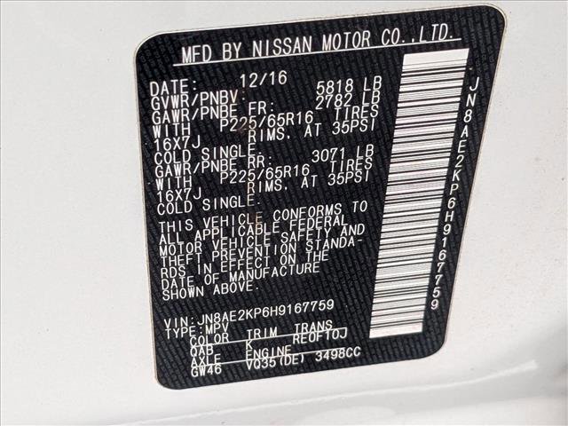 Used 2017 Nissan Quest SV FWD image 15