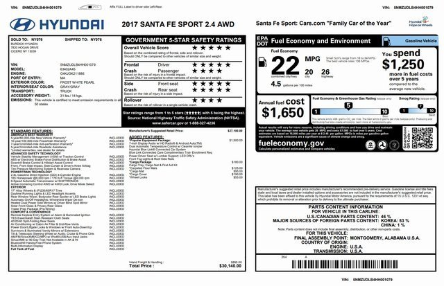 Used 2017 Hyundai Santa Fe Sport image 3