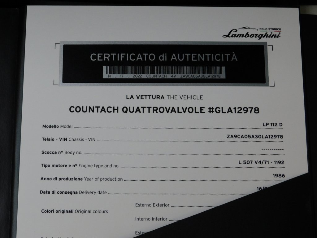 Used 1986 Lamborghini Countach Coupe image 91