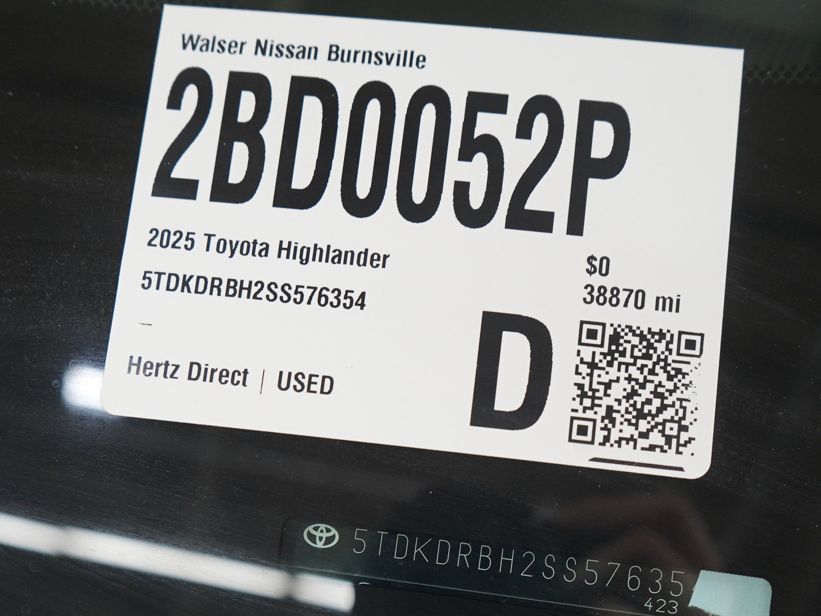 Used 2025 Toyota Highlander XSE AWD/4WD image 32