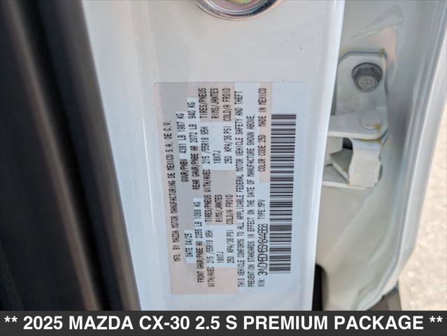 New 2025 MAZDA CX-30 AWD 2.5 S w/ Premium Package image 15