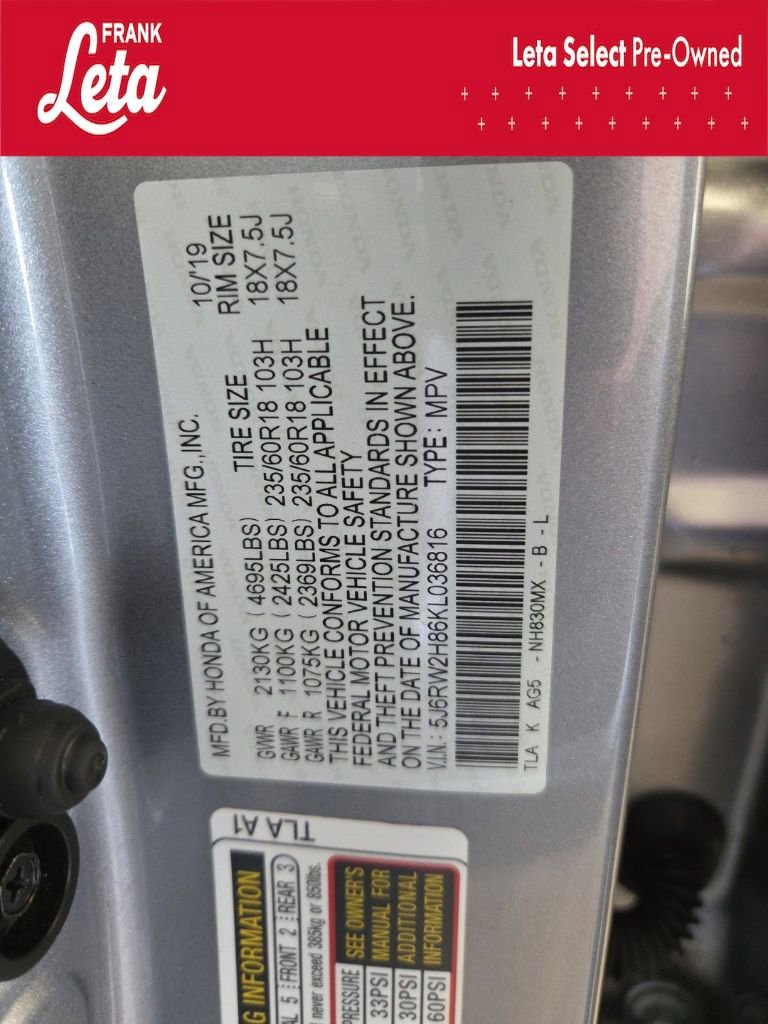 Used 2019 Honda CR-V EX-L image 27