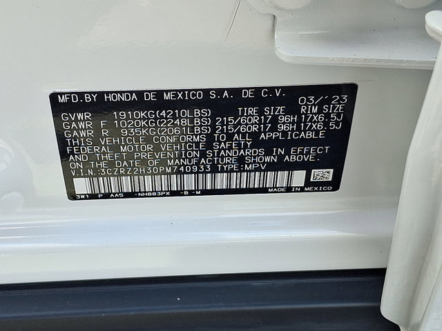 Certified 2023 Honda HR-V LX image 27
