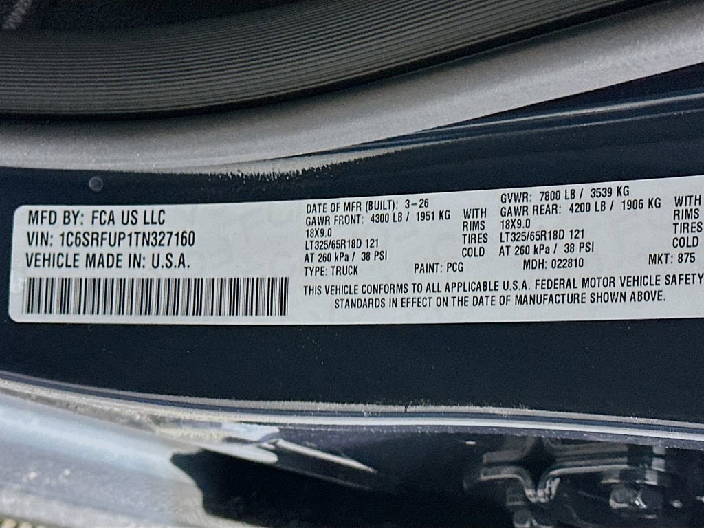 New 2026 RAM 1500 RHO image 19