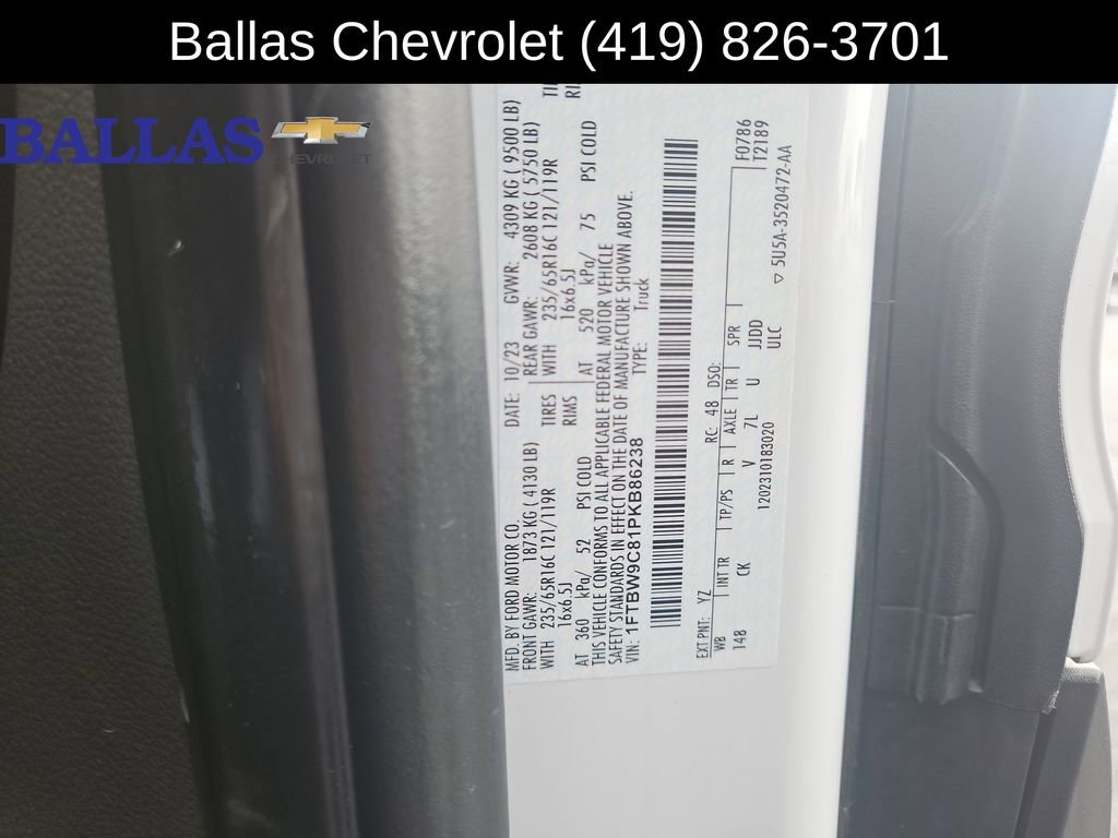 Used 2023 Ford Transit 350 Medium Roof w/ Load Area Protection Package RWD image 34