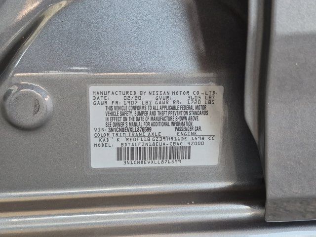 Used 2020 Nissan Versa SV FWD image 22