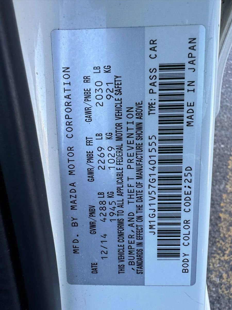 Used 2016 MAZDA MAZDA6 Touring image 35