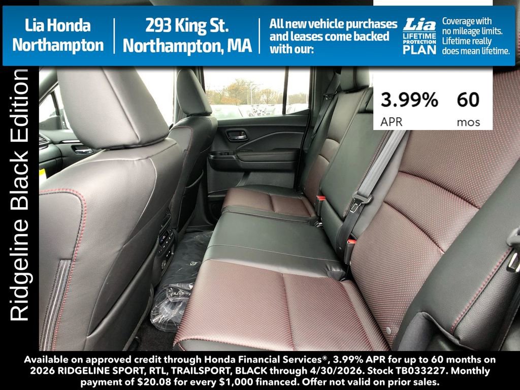 New 2026 Honda Ridgeline Black Edition image 26
