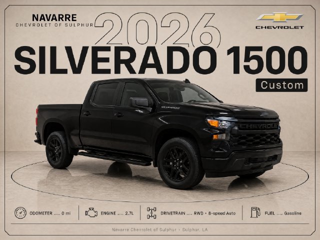 New 2026 Chevrolet Silverado 1500 Custom