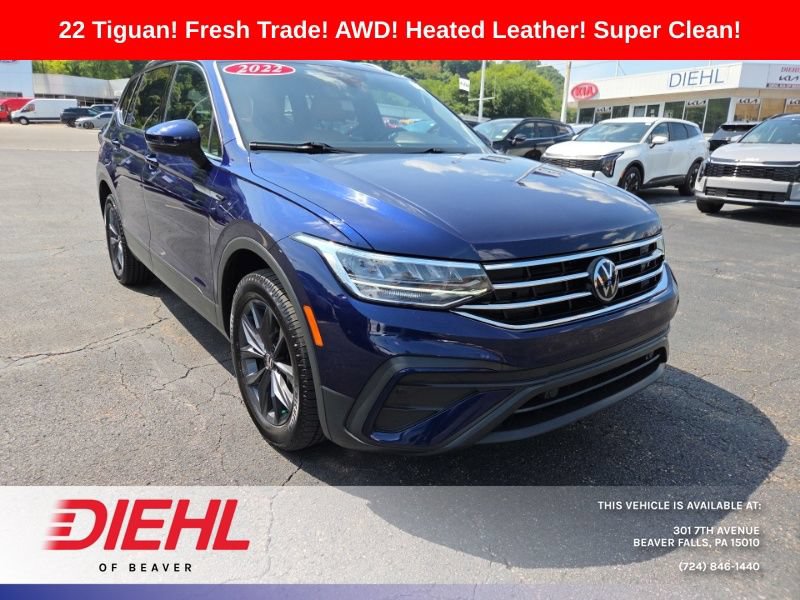 Used 2022 Volkswagen Tiguan SE w/ Panoramic Sunroof Package
