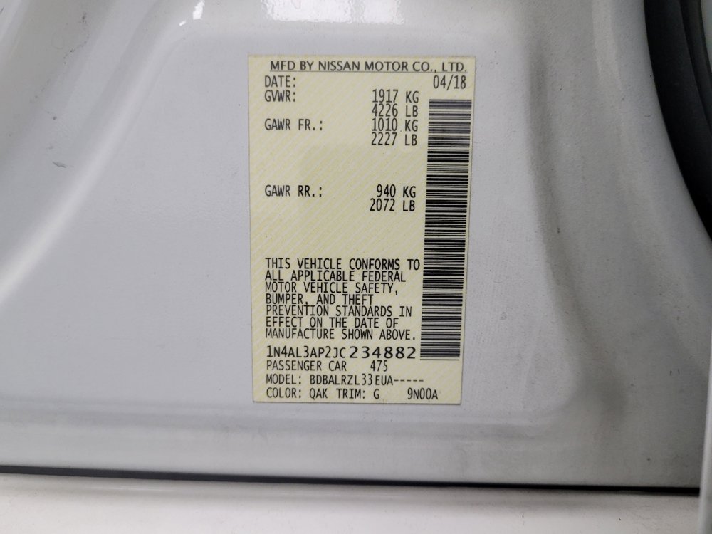 Used 2018 Nissan Altima 2.5 SL image 33