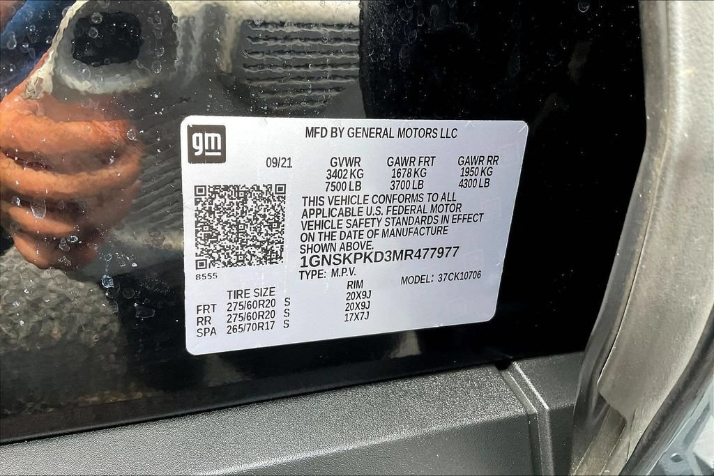 Used 2021 Chevrolet Tahoe Z71 w/ Rear Media and Nav Package AWD/4WD image 22