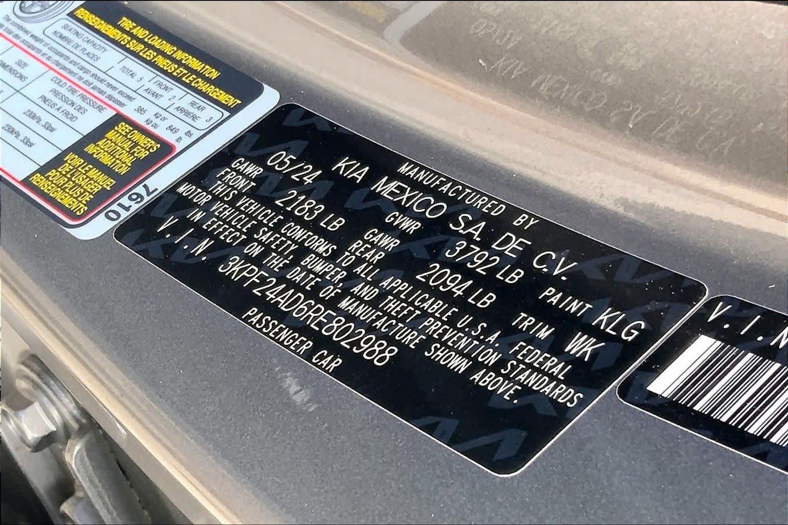 Certified 2024 Kia Forte LXS w/ LXS Technology Package FWD image 34