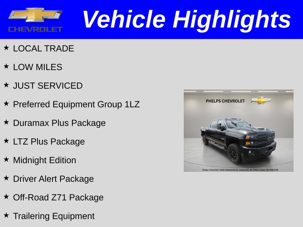 Certified 2019 Chevrolet Silverado 2500 LTZ w/ Duramax Plus Package AWD/4WD image 2