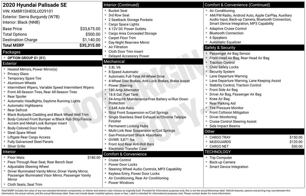 Used 2020 Hyundai Palisade SE image 7