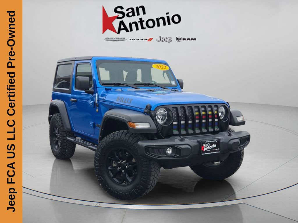 Certified 2022 Jeep Wrangler Willys image 1