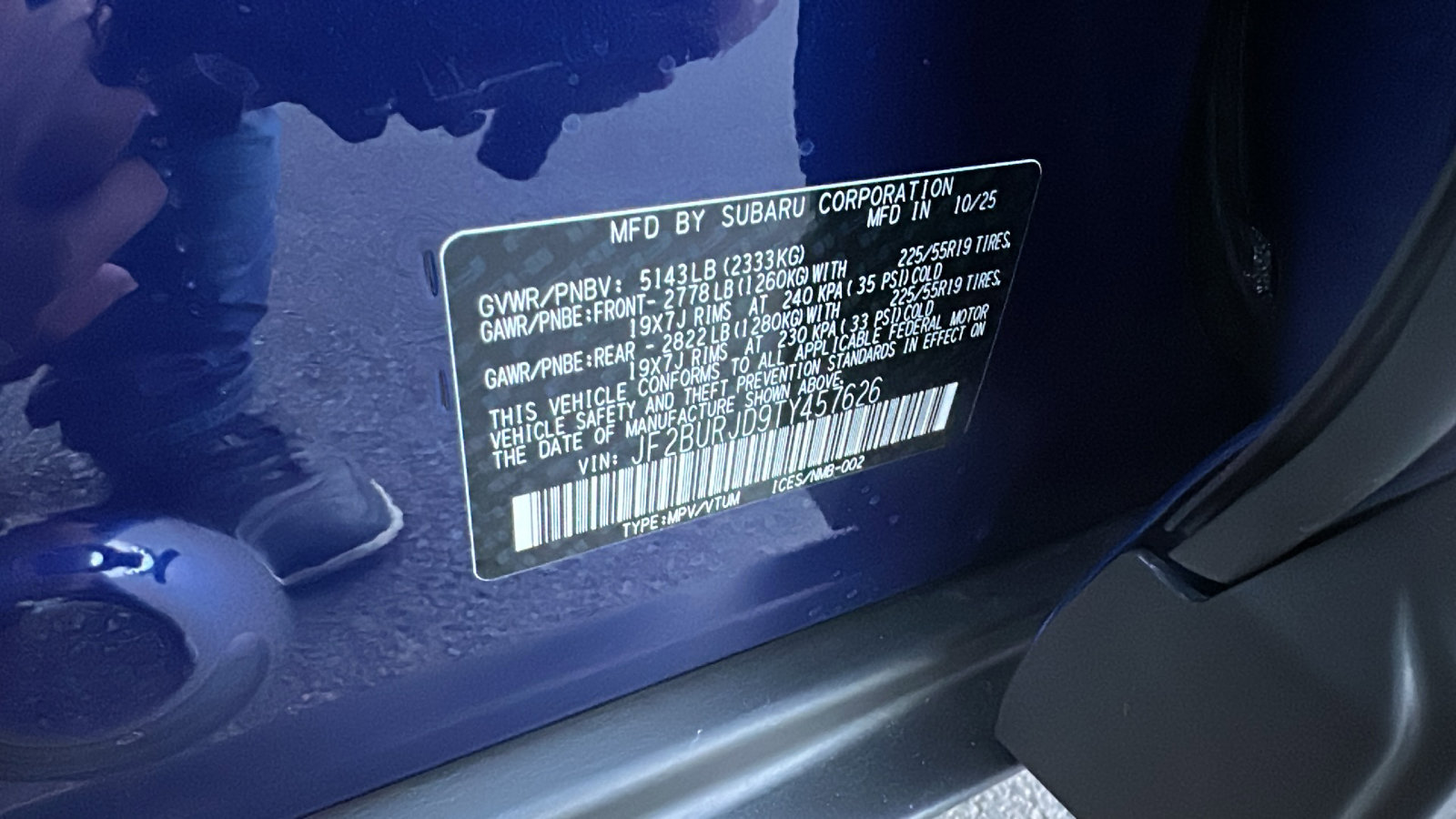 New 2026 Subaru Outback Touring XT image 30