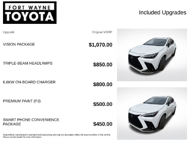 Used 2024 Lexus NX 450h+ F Sport w/ Vision Package AWD/4WD image 4