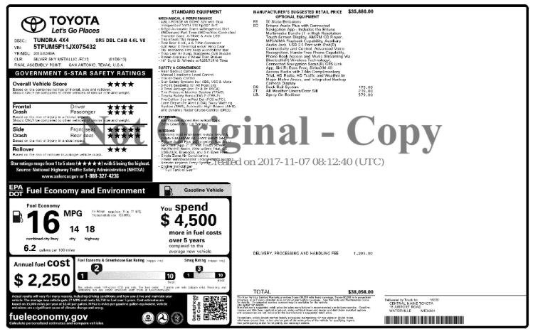 Used 2018 Toyota Tundra SR5 image 4