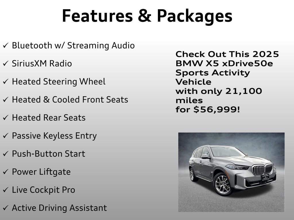 Used 2025 BMW X5 xDrive50e image 8